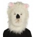 Furry Dog Collection | Men's White Spiked Furry Dog Cosplay Wig & Mask | Premium Breathable Capless Cap