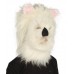 Furry Dog Collection | Men's White Spiked Furry Dog Cosplay Wig & Mask | Premium Breathable Capless Cap