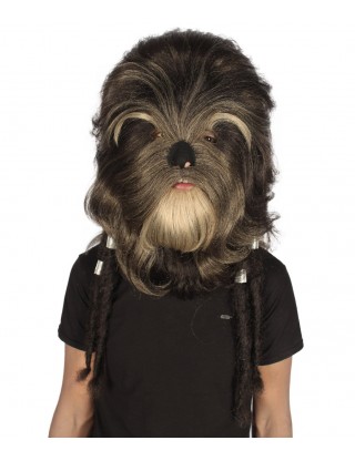 Unisex Long Hairy Elder Warrior Ape Military Leader Resistance Fighter Wig | Dark Brown Cosplay Wig | Premium Breathable Capless Cap