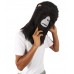 HPO Black an Greay Gorilla Wig with Mask  - Long Synthetic Fibers