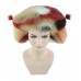 Musical Tri-Color Unisex Wig | Super Size Furry Animal Character Cosplay Halloween Wig | Premium Breathable Capless Cap