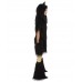 HPO Black Bear Costume with Boots and Paw Gloves  - Long Synthetic Fibers Bundle