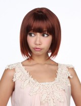 Wigs2you 全假髮 日本正品 中長 直 短 可中分可斜可齊劉海 炫彩 修臉 BOB頭 甜美可愛型W-135