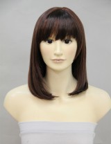 Wigs2you 全假髮 日本正品 中長 直 斜劉海 甜美 個性 時尚 甜美可愛型W-141