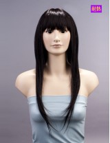 Wigs2you 全假髮 日本正品 耐熱 長 直 齊劉海 清純 淑女 甜美可愛W-155