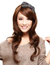 Wigs2you 全假髮 卷髮假髮女新款 修臉甜美可愛 高溫絲長髮梨花大波浪W-771 