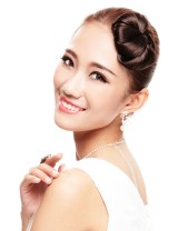 Wigs2you 髪飾 正品前額頭假髪配件 甜美新娘時尚髪髻 女款頭飾品假髪片W-8236