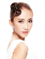 Wigs2you 髪飾 正品假髪配件 女新款前額頭假髪片 時尚鑲鑽女士頭飾髪髻W-8237